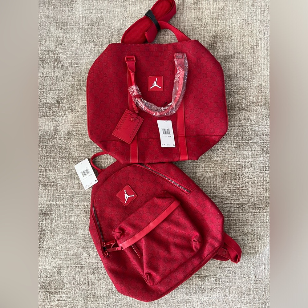 JORDAN DUFFLE & BACKPACK SET 🔥